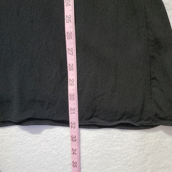 Aritzia Sundeh Sun Deh Black Dress Sleeveless Side Zip Deep V Neck Size S - Picture 12 of 12